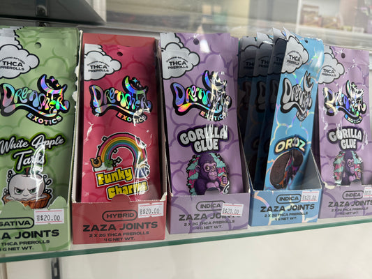 Zaza Pre rolls - Dreamer Exotics